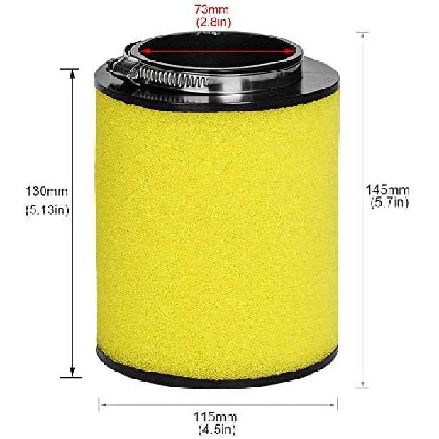 HIFROM ATV Luftfilterelement Reiniger 17254-HP5-600 mit Ölfilter Zündkerze Wartungskit Ersatz für Honda Rancher 420 TRX420 TRX420FE TRX420FM