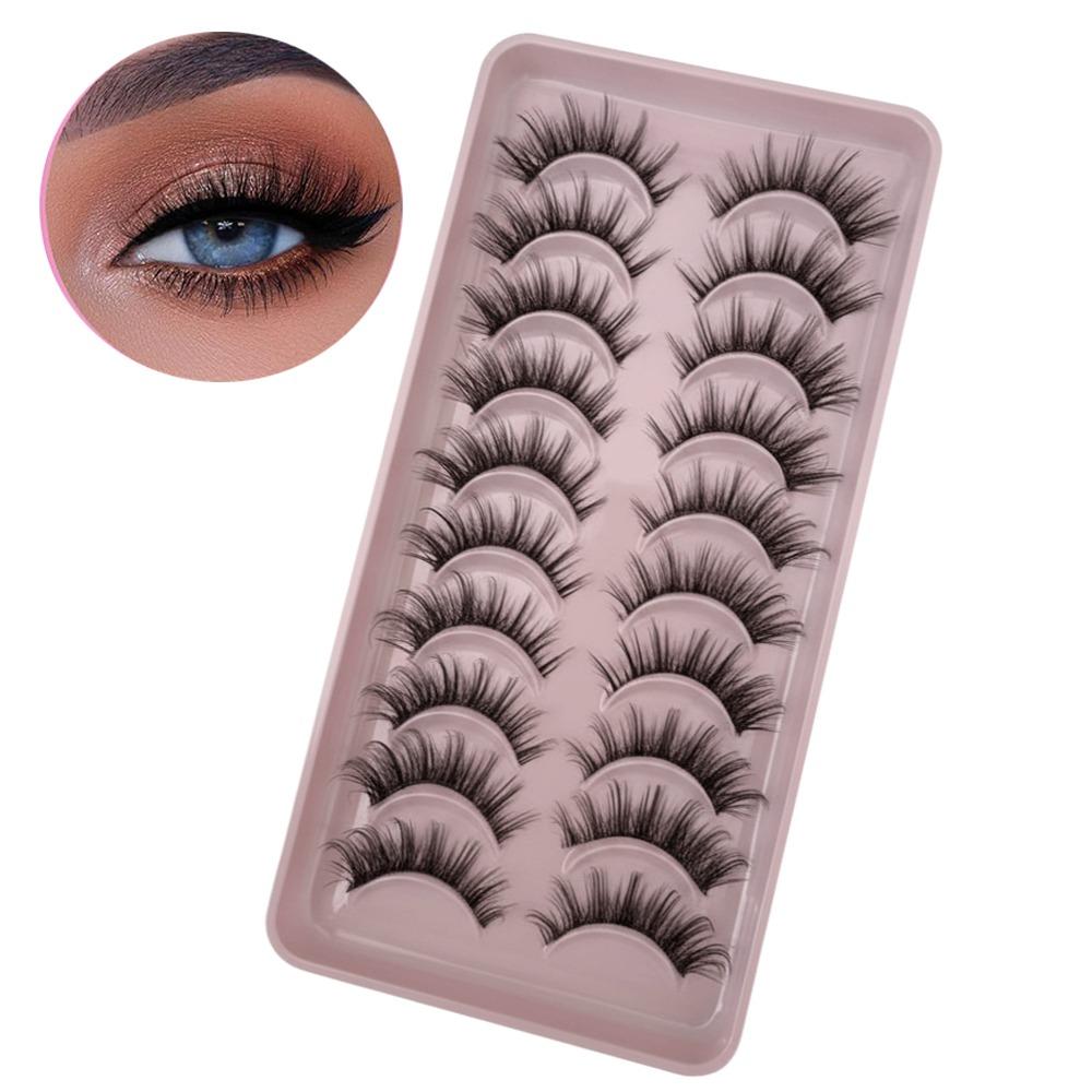 

Long Natural Fake Lashes Fluffy Eye Lashes New False Eyelashes for Women Beauty