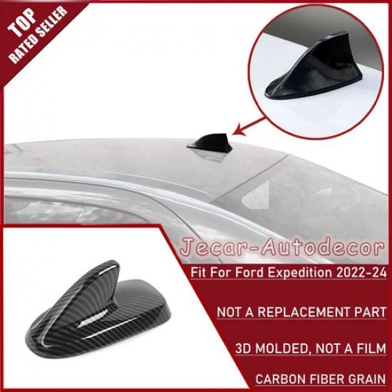 Carbon Fiber Car Top Roof Antenna Panel Cover Trim Decor For Ford Expedition 22+