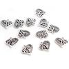 Charms Hollow Lovely Heart 15x14mm Antique Making Pendant fit,Vintage Tibetan Bronze Silver color,DIY Handmade Jewelry