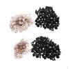 200 Pieces EYES with BACKS for Teddy Bear Doll Making DIY Supplies 10mm 12mm