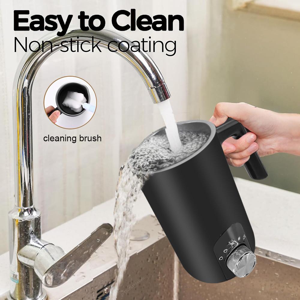Electric Milk Frother Milk Foam Machine Automatic Milk Foamer for Cappuccino Coffee Latte 5in1 Electric Milk Frother Foam Maker