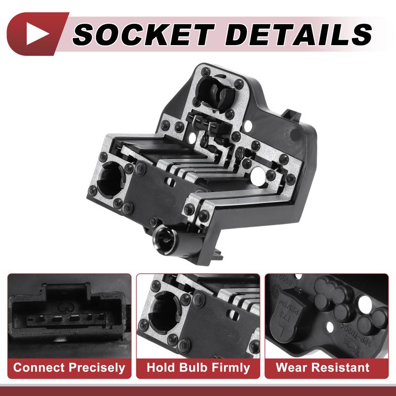 X Autohaux 1 шт. Разъем левого заднего фонаря для Peugeot 408 10-12 Разъем лампы