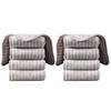 5/10/20Pcs Cleaning Rags Water Absorbent Kitchen Dishcloth Set with Hanging Ring Design Kitchen Cleaning Clothes