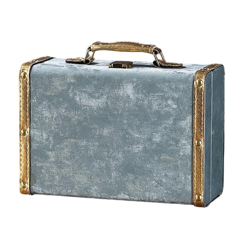 Fashionable Decorative Leather Storage Case Retro Styles Organizers for Jewelry and Storage Solution in Elegant Color