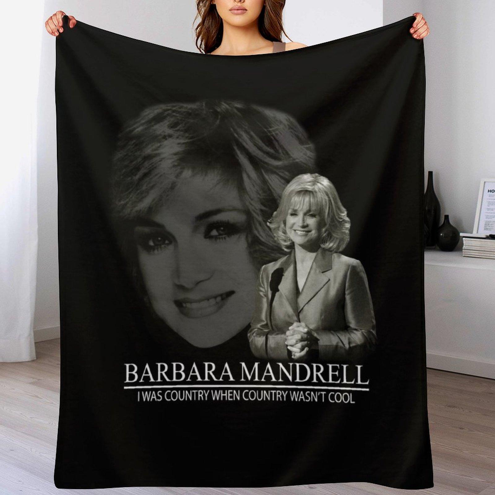 Barbara Mandrell Classic Guys Throw Blanket Lightweight Warm Blanket for Travel Camping Size: 75*100cm, Weight: 230 GSM