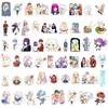 50 Sheets of New Anime Frieren Stickers - Waterproof Graffiti Journal Decor