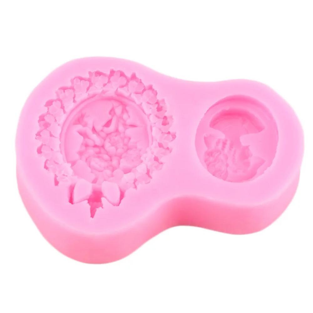 Cameo Picture Frame Silicone Mould Fondant Moulds DIY Sugarcraft Resin Epoxy Mould Chocolate Gumpaste Candy Resin Clay Moulds