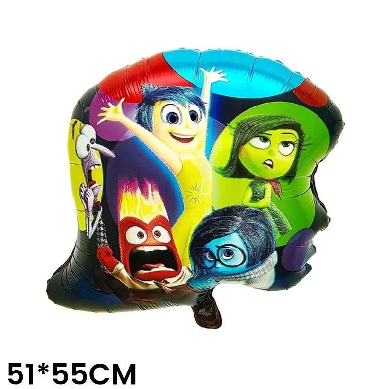 Inside Out 2 Decorațiuni Petrecere de Ziua de Naștere Temă Desen Animat Kit Veselă Baloane Bucurie Tristețe Accesorii Copii Băiat Fată Cadou Jucării