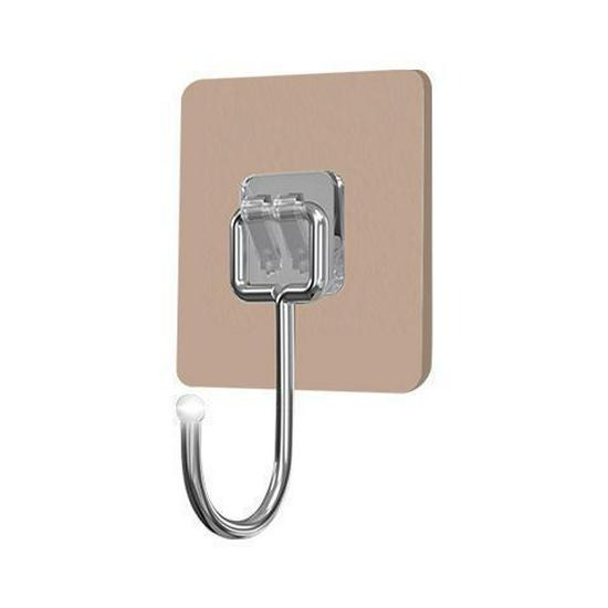 

Большой прозрачный самоклеящийся настенный крючок без сверления для пальто и шляп Small Transparent Hook