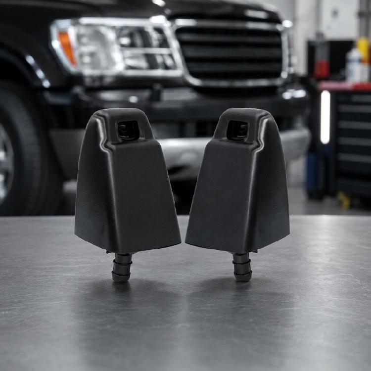 Washer Nozzle Replacement Pair 85044-60060 for Headlight Cleaning System Repair, Plastic Left and Right Parts for Daily Upkeep and Service
