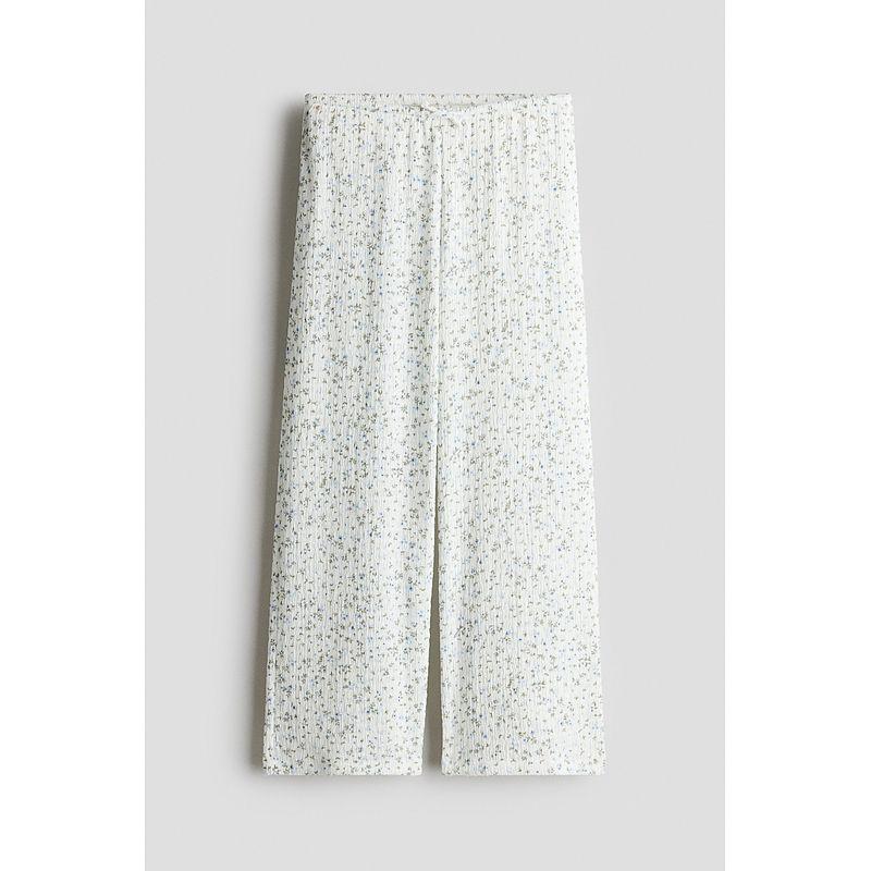 

HM Детская одежда Брюки для девочки 2025 Осень Новое поступление Мода Текстура Джерси Прямые Повседневные брюки 1273595