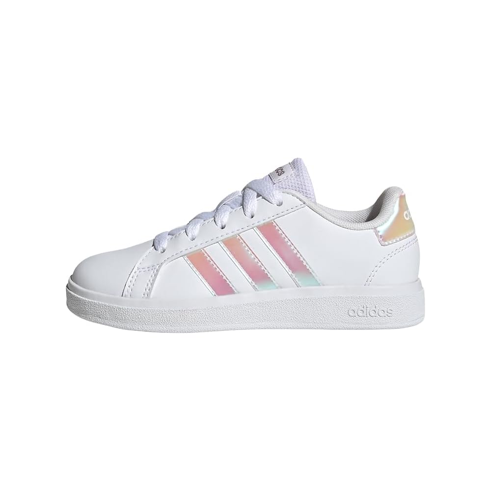 Adidas Kids Grand Court 2.0 Sneakers White Iridescent 17-22.5cm Footwear
