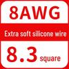 High-Temp Resistant Silicone Wire for Lithium Battery, Tinned Copper, Various AWG Sizes