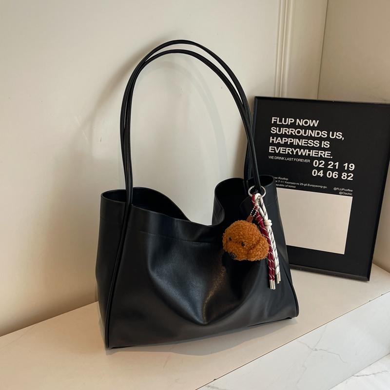 Fashion Interior Compartment Casual Tote Bags Soft Solid Bags for Women  High Quality Soft Zipper PU Women's Handbags