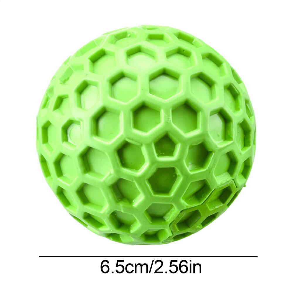 

Squeaky Dog Toy Balls Interactive Dog Chewers Rubber Squeak Ball Heavy Duty Pet Puppy Training Toys for Home Bedroom Living Room