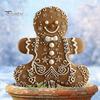 Christmas Outdoor Yard Decoration Gingerbread Man Garden Stake, Acrylic Cute Holiday Lawn Art 2D Flat for Patio Decor Durable Stake