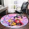 1pc Kpop Team Carpet, Round Rug, Comfortable, Suitable for Entryways, Living Rooms, Office, And Bedrooms, Christmas Decoration