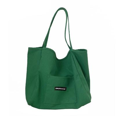 Summer Large Capacity Tote Bag Female Candy Color Canvas Shoulder Bag Travel Handbags Shopping Girls Pouch Tote