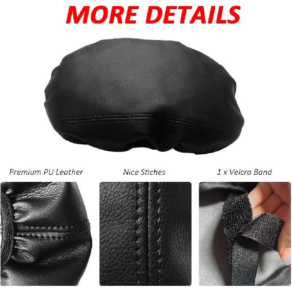 DEYTOP Console Armrest Cover For Ford Explorer 2011- Center Console Crusion Pad For  2017 2016-2011 Explorer Anti-Scratch Leather Armrest Crusion