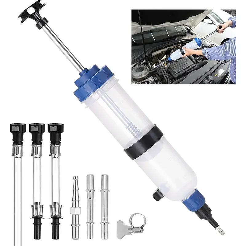 Car Oil Fluid Extractor Siphon Pump Brake Fluid Syringe Pump Auto Manual Suction Vacuum Fuel Transfer Hand Pump Dispenser