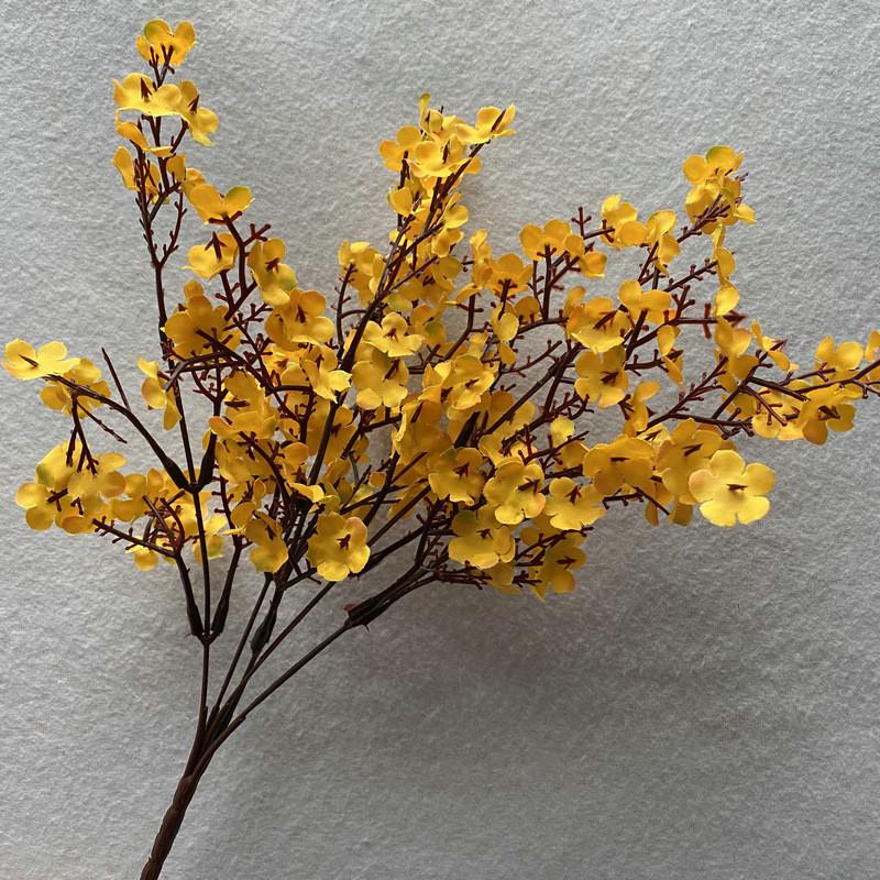 Realistic Babys Breath Silk Flower Stems For Vase Display Centerpiece