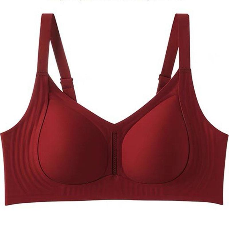 Invisible Bra Women's Underwear Breathable One-piece Fixed Cup Bra Gathering Invisible Bra Push Up Bra