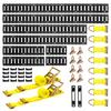 E-Track Tie-Down Rail Kit, 8 Pack (1.5m+1.2m+0.6m+0.3m) E Track Rails