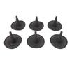 6pcs Hollow Cake Pan High Temperature Resistant Silicone Chimney Chiffon Cake Baking Mold for Kitche