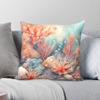 Underwater Paradise Coral Pillowcase Polyester Linen Velvet Printed Zip Decor Pillow Case Car Cushion Cover