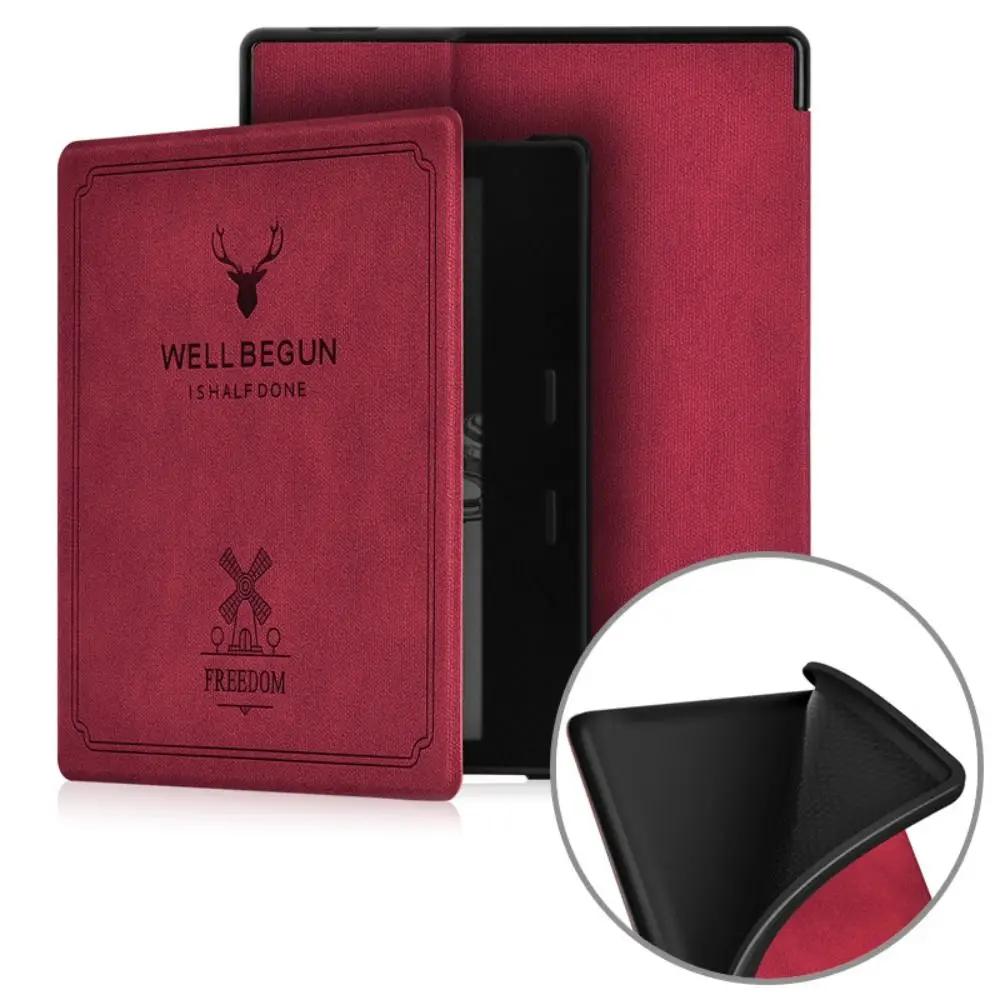Amazon Kindle Oasis 2/3 Akıllı Kılıf PU Deri 7 İnç E-Kitap Okuyucu Folio Kılıf Otomatik Uyku Koruyucu Kabuk 9/10. Nesil Funda