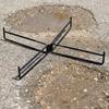 Camping Foldable Cooler Stand Multifunctional Heavy Duty Metal Stand Portable Fridge Ice Box Stand Anti-Slip Picnic BBQ Bracket