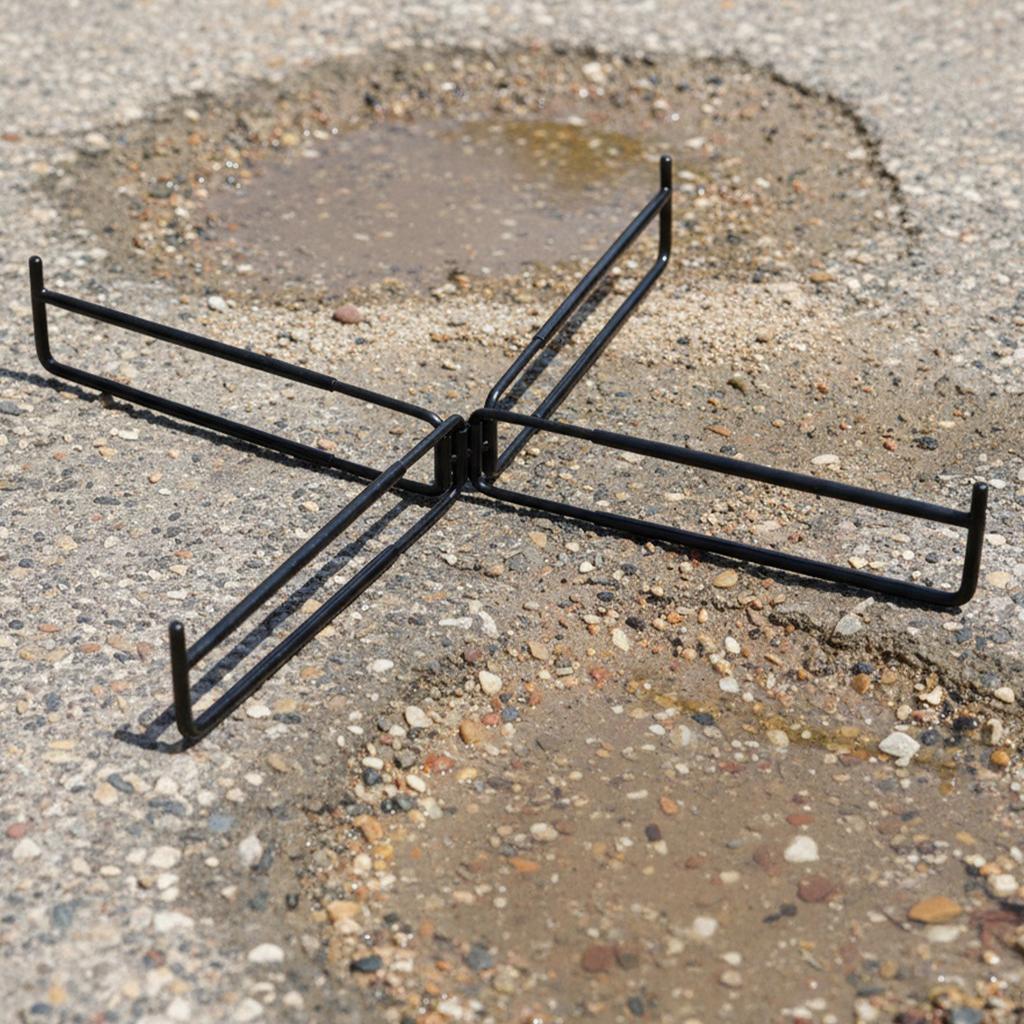 Camping Foldable Cooler Stand Multifunctional Heavy Duty Metal Stand Portable Fridge Ice Box Stand Anti-Slip Picnic BBQ Bracket