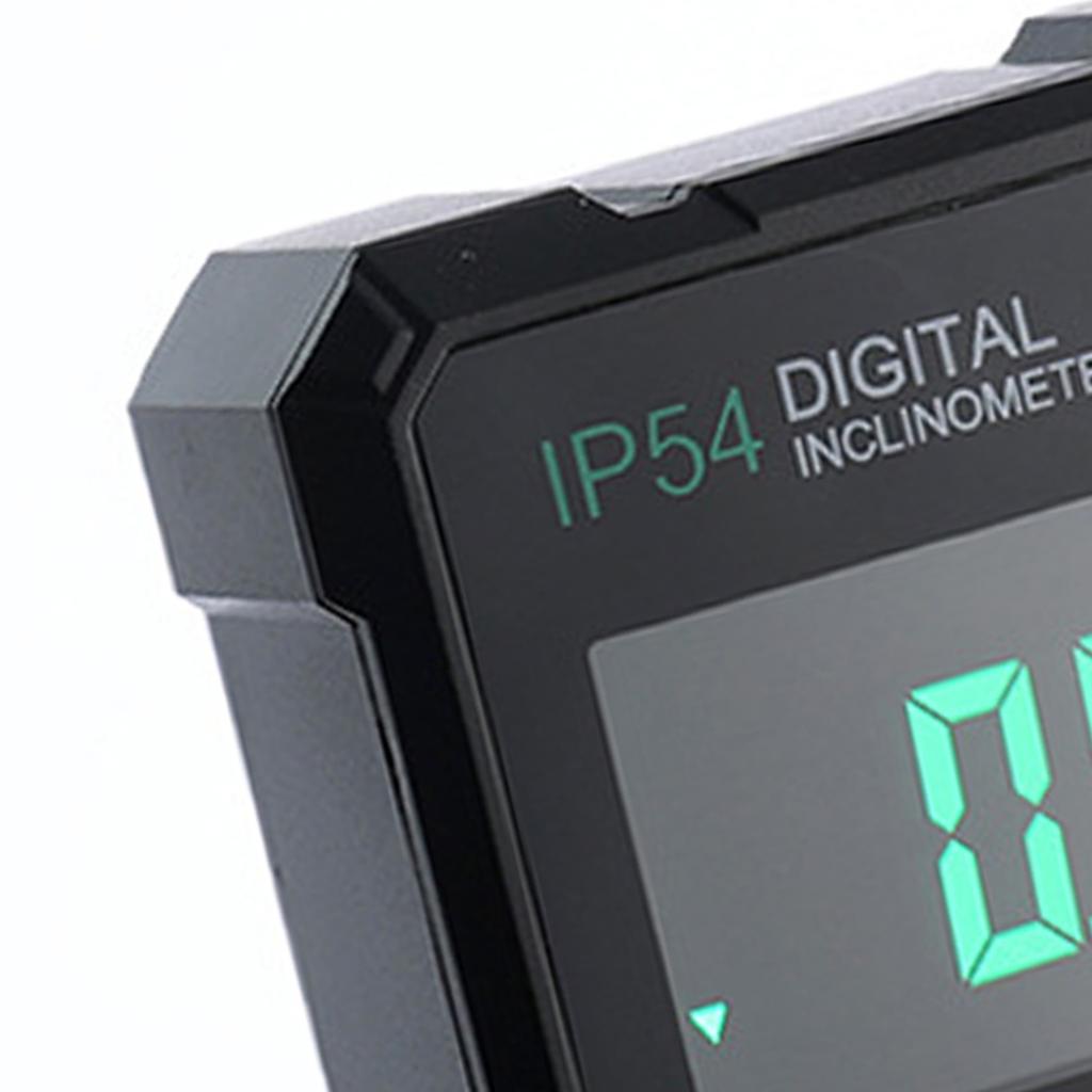 Inclinomètre numérique 4x90 degrés Mesure IP54 Écran LCD Affichage numérique magnétique Mètre d'angle Jauge