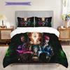 Fantasy Warriors Unite Three-piece set (1 * duvet cover + 2 * pillowcase, without core) 2D Flat Bedding set Duvet cover and pillowcase