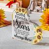 Sunflower Friendship Heart - Long Distance Bestie Gift for Special Occasions