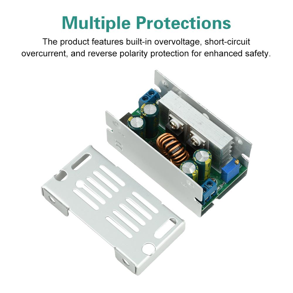 Buck Converter 200W 15A DC 8-55V 48V to DC1-36V Continuously Adjustable Voltage regulator Step-down power supply module 180 kHz
