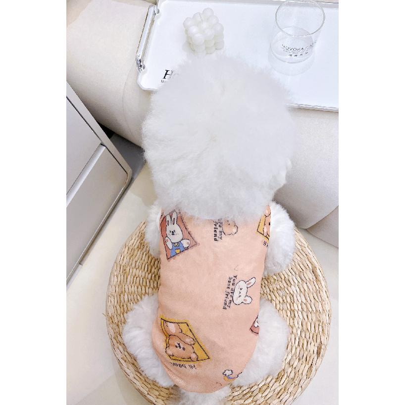 Pet Summer Sun Protection Cat Vest Spring Summer Breathable Anti-Shedding Dog Cooling Clothes Cat Outdoor Dog Clothes