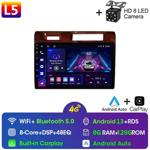 9" For Toyota Pickup Land Cruiser LC 70 79 Series 2007-2020 Android 14 Autoradio Wireless Carplay Multimedia Player Radio DVD