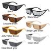 1Pc Brand Designer Small Sunglasses Punk Sunglasses for Women Fashion Retro Rectangle Sun Glasses UV400 Shades Eyewear Hot Sale