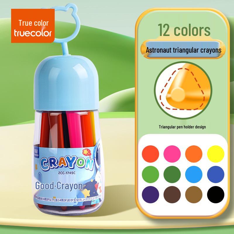 

48-кольорові дитячі масляні пастелі, що не мажуть - Ідеальні для ручного живопису учнями дитячого садка та малюками