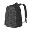 Naturist Symbol Full Black Hot Sale Schoolbag Backpack Fashion Bags Naturist Symbol Black