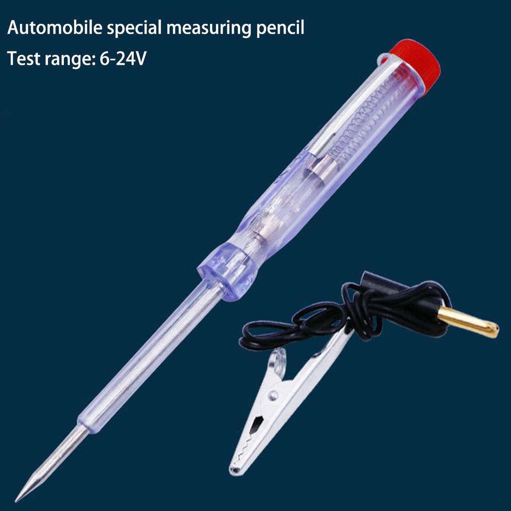 DC 6V-24V Car Truck Voltage Circuit Tester Long Probe Pen Light Bulb Automobile Diagnostic Probe Test Pen Tools Auto Repair Tool