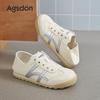 Augustus Dengde training shoes women's 2025 new summer one-pedal casual Forrest Gump shoes are not tired of sports little white shoes