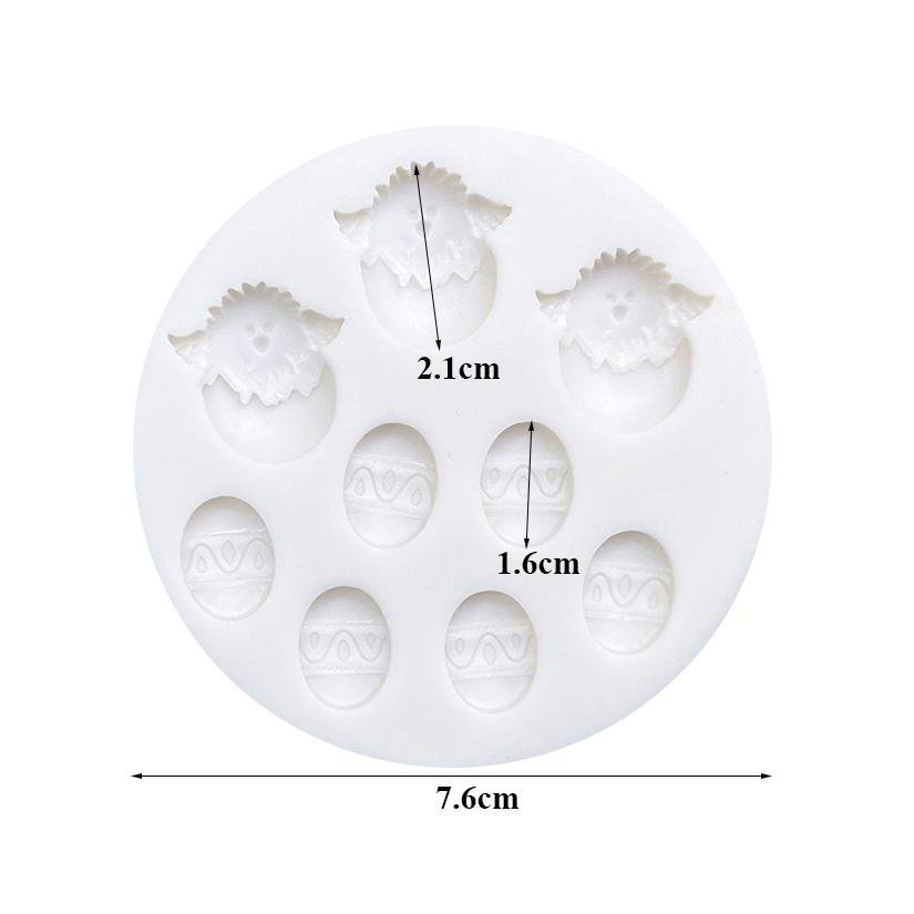 Chick Easter Eggs Silicone Sugarcraft Mold Chocolate Cupcake Baking Fondant Cake Decorating Tools