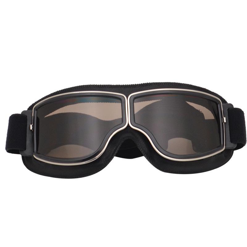 Retro Motorcycle Riding Goggles - Windproof & Dustproof for Off-road & Electric Vehicles