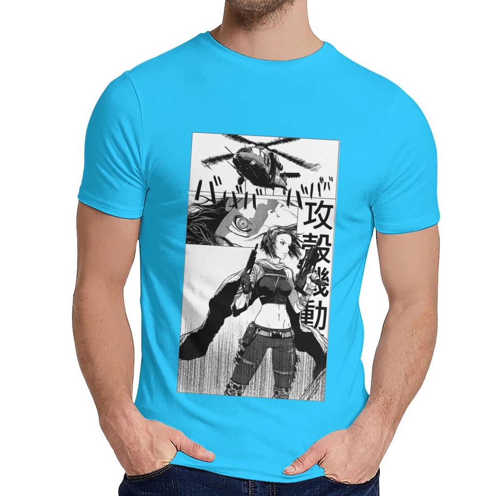 Pure Cotton Ghost In The Manga T Shirt Unisex Hip Hop Nice O Neck Camiseta
