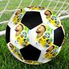 1 pz Pallone da Calcio Neymar Jr Misura 5 Pallone da Calcetto Indoor alla Moda Colorato Gioco in Giardino - Ottimo Regalo per Appassionati di Sport HE37