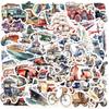 50 Watercolor Version Travel Tools Graffiti Stickers Personalized Decorative Guitar Notebook Suitcase DIY Waterproof