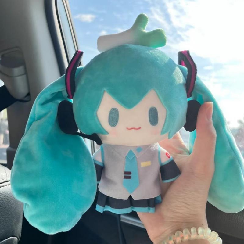 Cartoon Hatsune Miku Soft Stuffed Plush Doll Lovely Anime Periphery Pillow Room Decoration Ideal Holiday Gift For Boys And Girls